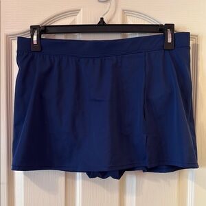 Blue Bikini Swimwear with Flared Design